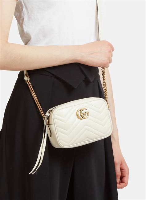 gucci gg marmont matelasse leather mini chain camera bag|Gucci Marmont small matelasse bag.